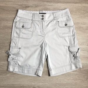 White House Black Market Cargo Bermuda Shorts